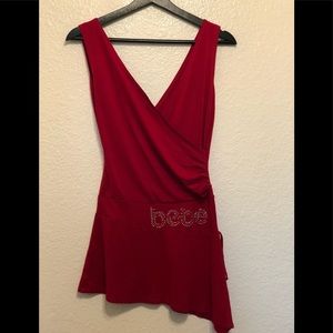 Sexy red BEBE dress size XS/S